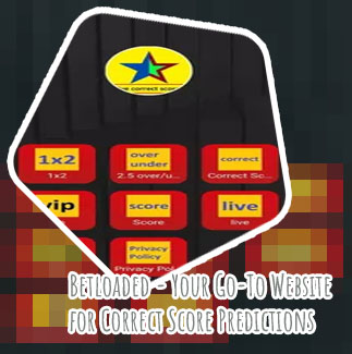 Betloaded correct score