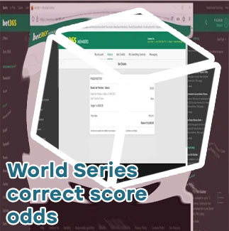 Confirm bet correct score